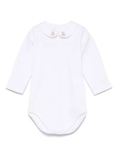 Mariella Ferrari Babies' Teddy Bear-motif Body In White