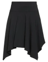 Mariella Rosati Woman Mini Skirt Black Size 4 Viscose, Wool, Elastic Fibres In Black