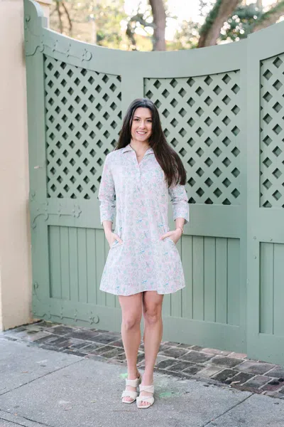 Marigold Cordelia Mini Dress In Songbird In White