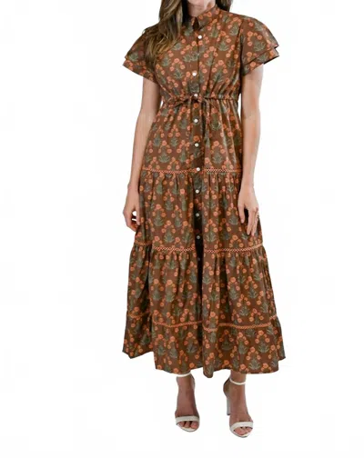 Marigold Hurley Dress In Brown