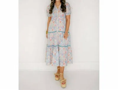 Marigold Tatum Midi Dress In Sand Dollar