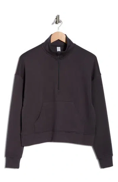 Marika Abby Half Zip Pullover In Black