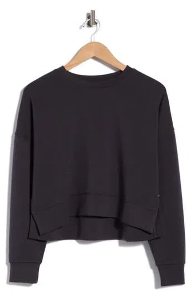 Marika Adelaide Crop Sweatshirt In Phantom