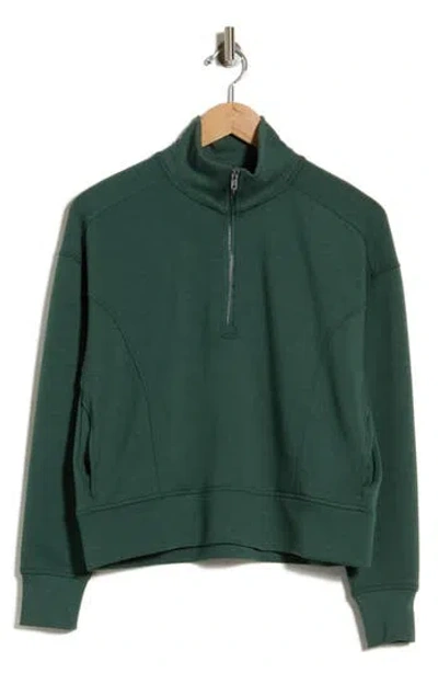 Marika Adelaide Quarter Zip Sweatshirt In Garden Topiary