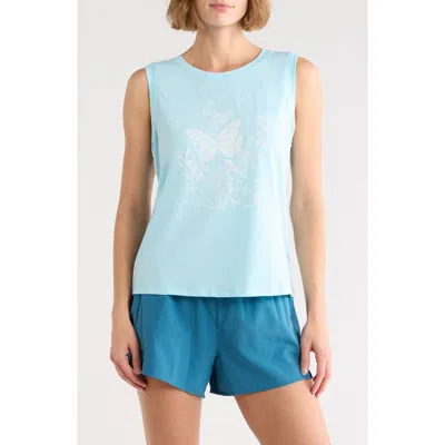 Marika Ana Graphic Tank In Blue