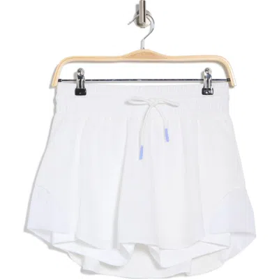 Marika Anya Mesh Panel Drawstring Skort In White