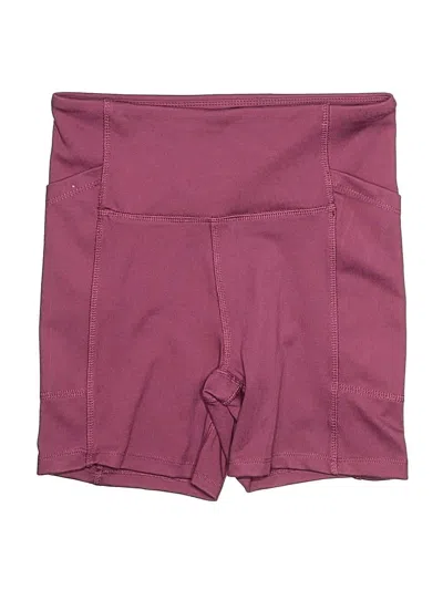 Pre-owned Marika Athletic Shorts In Burgundy