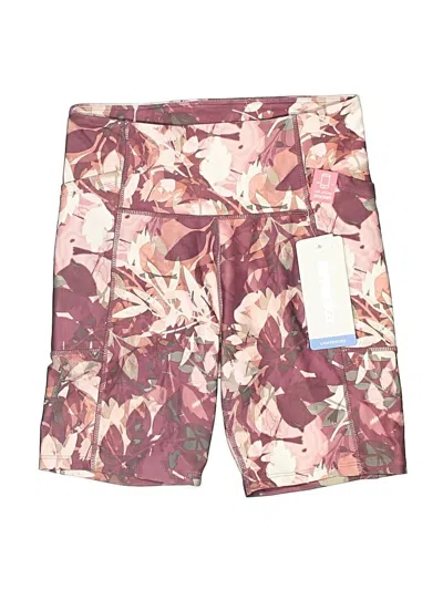 Pre-owned Marika Athletic Shorts In Burgundy