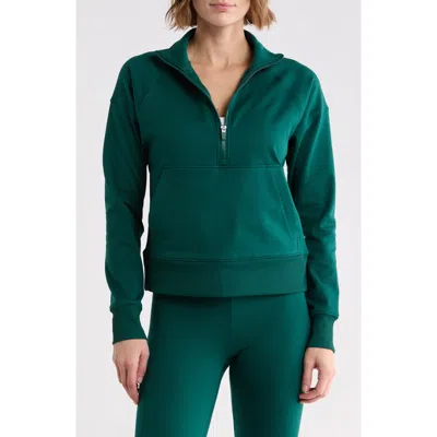 Marika Audrie Half-zip Pullover In Green