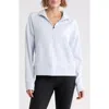 Marika Audrie Half-zip Pullover In Metallic