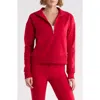 Marika Audrie Half-zip Pullover In Red