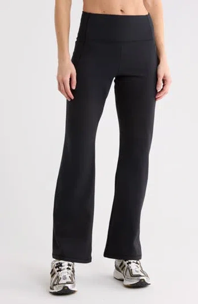 Marika Audrie High Waist Flare Pants In Black