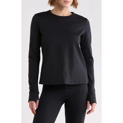 Marika Audrie Long Sleeve Performance Top In Black