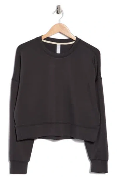Marika Becky Long Sleeve Pullover Sweater In Black