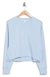 Marika Becky Long Sleeve Pullover Sweater In Blue