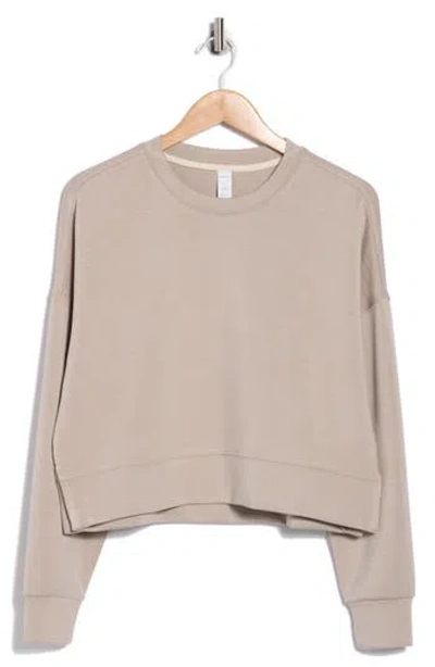 Marika Becky Long Sleeve Pullover Sweater In Neutral