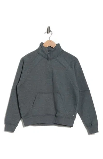 Marika Camila Quarter Zip Pullover In Gray