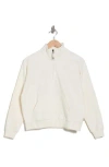 Marika Camila Quarter Zip Pullover In White