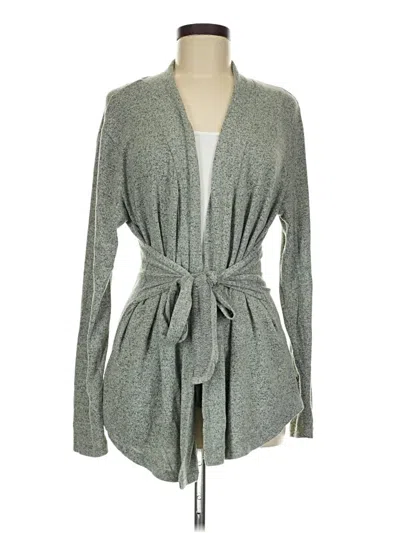 Pre-owned Marika Cardigan Sweater In Gray
