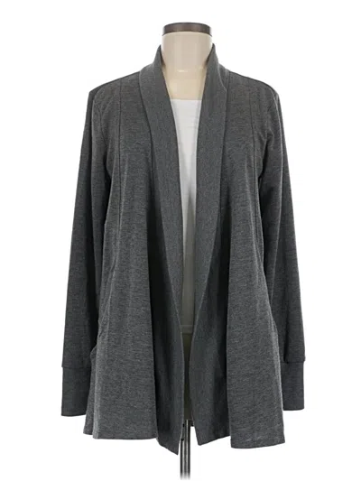 Pre-owned Marika Cardigan Sweater In Gray