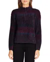 Marika Carson 1/4-zip Pullover In Red
