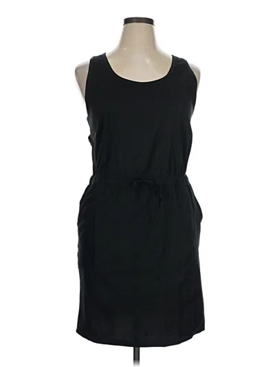 Pre-owned Marika Casual Dress In Black