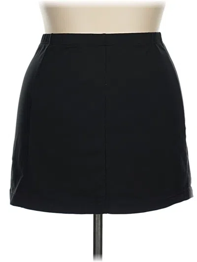 Pre-owned Marika Casual Skirt In Black