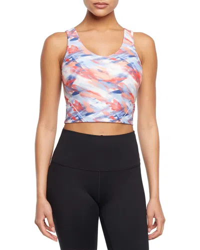 Marika Cate Long Sport Bra In Pink