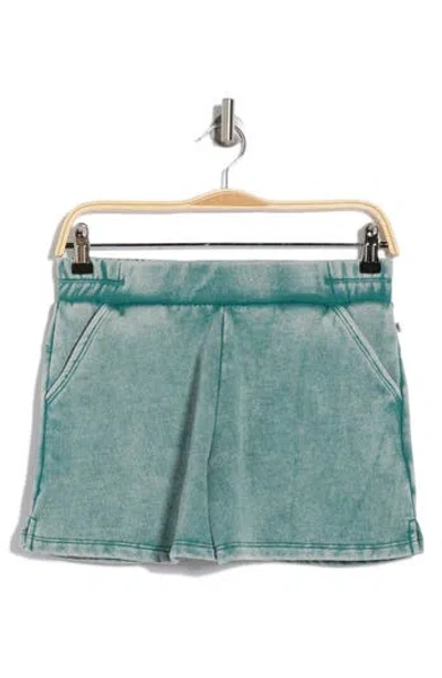 Marika Elle French Terry Shorts In Deep Jungle