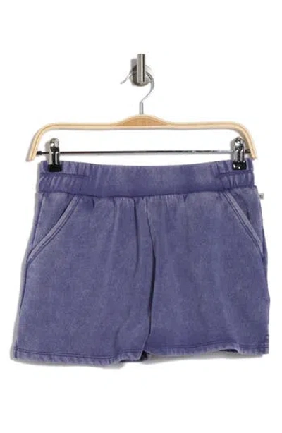 Marika Elle French Terry Shorts In Skipper Blue