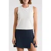 Marika Ellie Ribbed Crop Tank In Pink