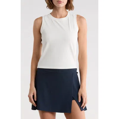 Marika Ellie Ribbed Crop Tank In Pink