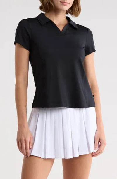 Marika Ellie Short Sleeve Polo In Multi