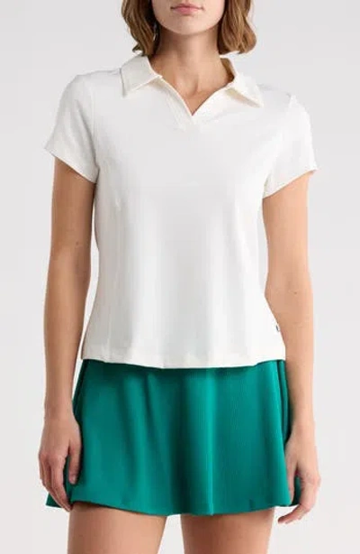 Marika Ellie Short Sleeve Polo In Multi