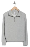 Marika Freyi Half Zip Pullover In Gray