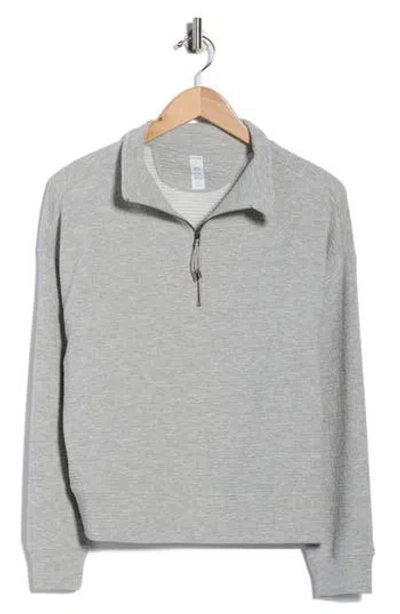 Marika Freyi Half Zip Pullover In Gray