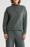 Marika Freyi Half Zip Pullover In Gray