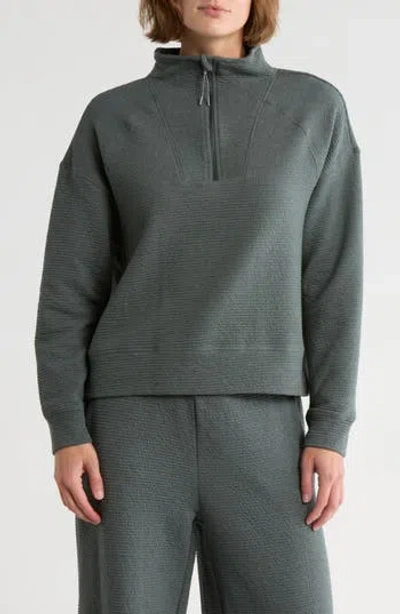 Marika Freyi Half Zip Pullover In Gray