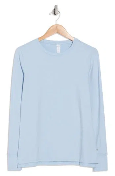 Marika Harper Long Sleeve Active Top In Blue