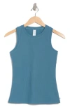 Marika Janie Rib Tank In Blue