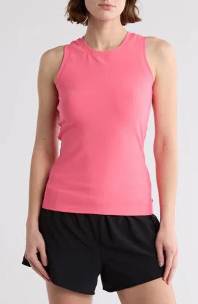 Marika Janie Rib Tank In Pink Lemonade