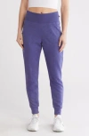 Marika Jenny High Waist Joggers In Skipper Blue