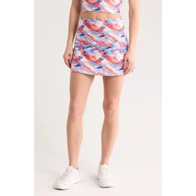 Marika Lana Skort In Peach Mini Paint Brush