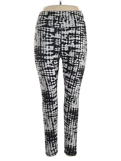 Pre-owned Marika Leggings In Black