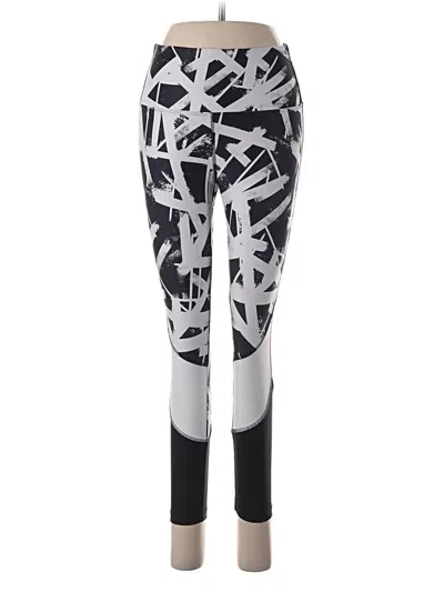 Pre-owned Marika Leggings In Silver