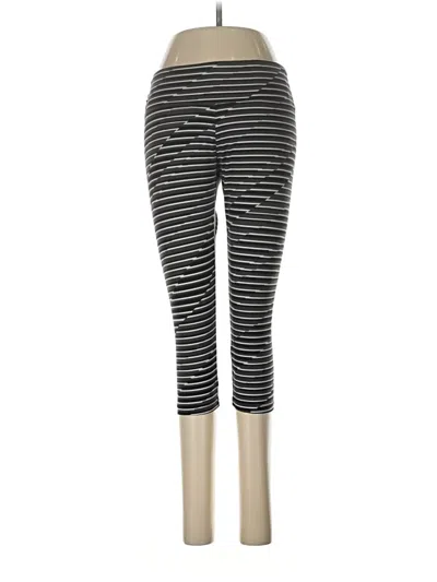 Pre-owned Marika Leggings In Silver