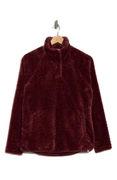 Marika Lily Faux Fur Pullover In Wild Ginger