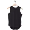 Marika Lily Performance High-low Tank In Black