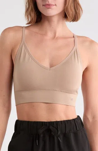 Marika London Keyhole Racerback Sports Bra In Tuffett