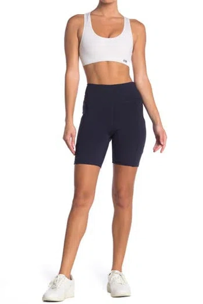 Marika Lucy High Waist Bike Shorts In Blue